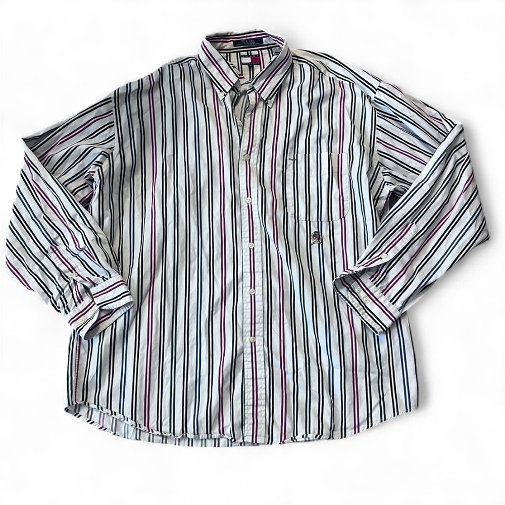 Tommy Hilfiger Multicolor Striped Button Down Shirt